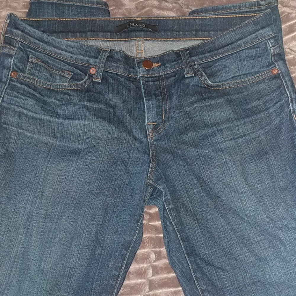 Straight leg jeans